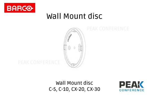 Wall Mount disc C-5, C-10, CX-20, CX-30